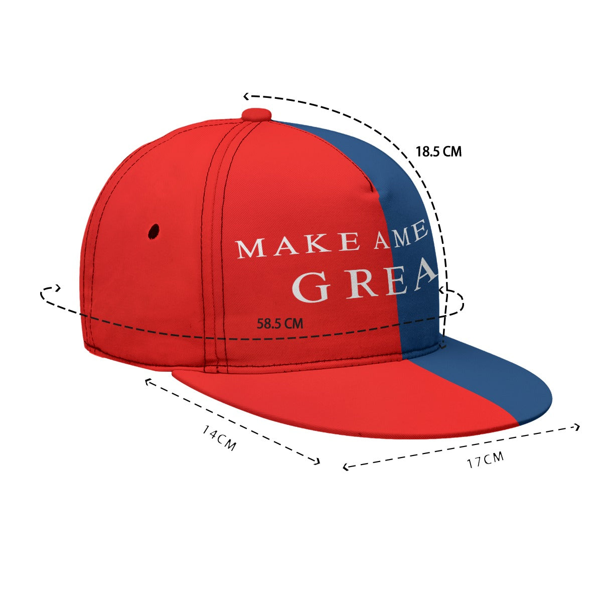 Make Great Flat-Brim Baseball Cap With Box