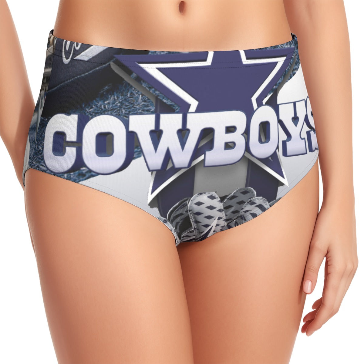 Dallas Cowboys Women's Swimsuit Set With Halter
