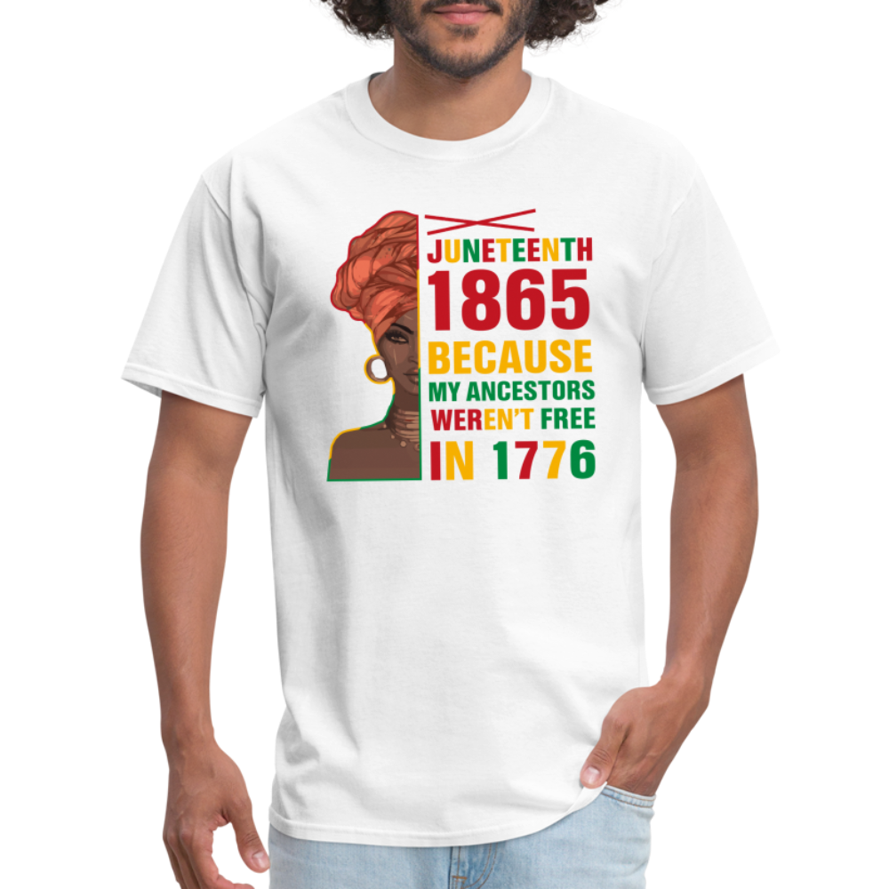 Black Independence Day T-Shirt - white