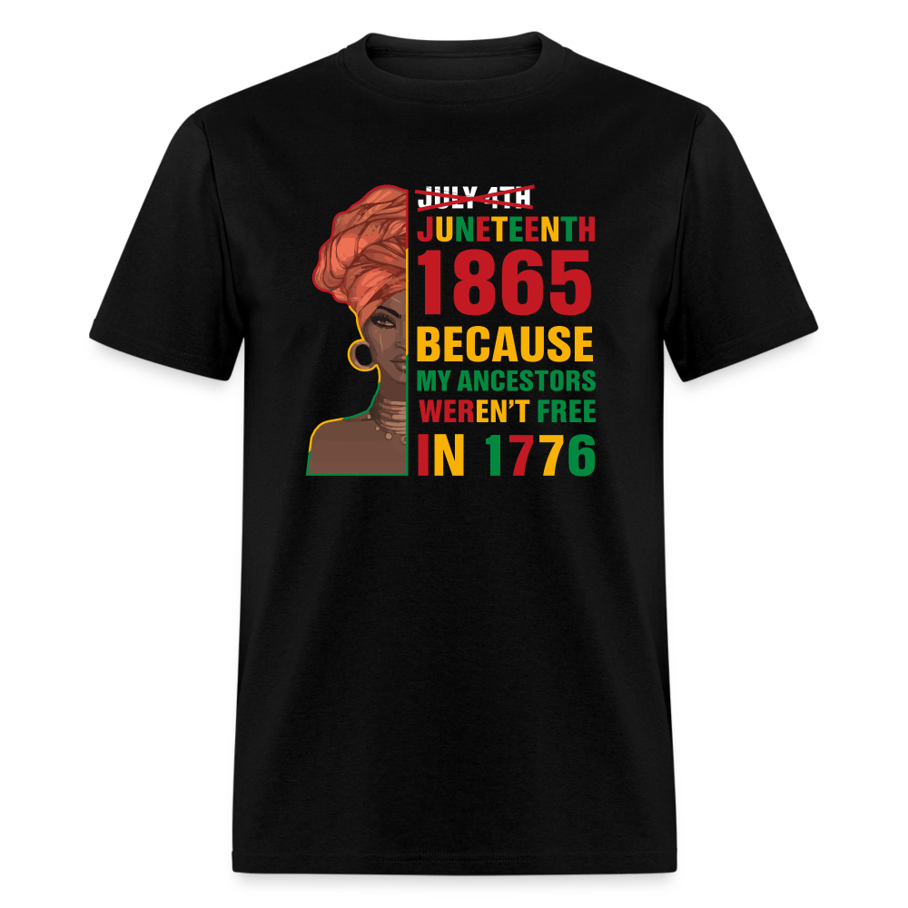Black Independence Day T-Shirt - black