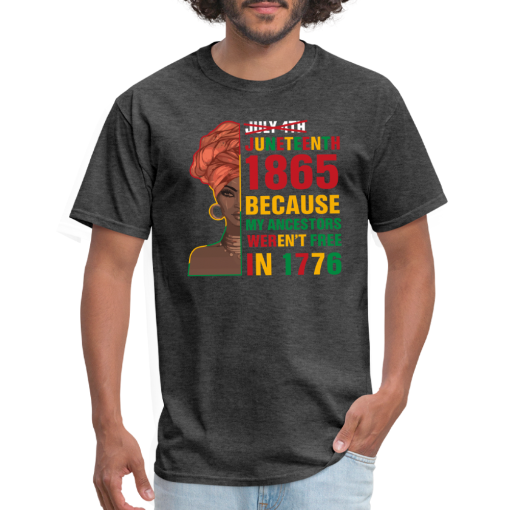 Black Independence Day T-Shirt - heather black
