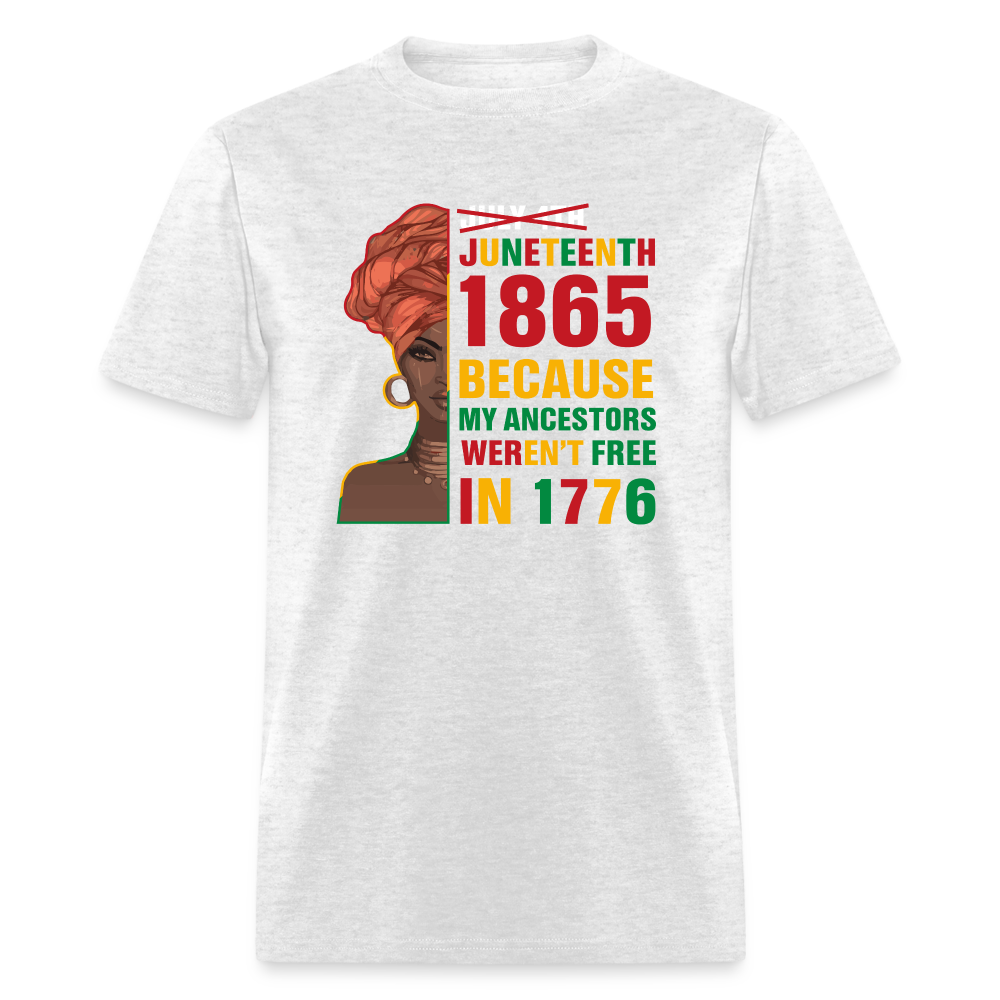 Black Independence Day T-Shirt - light heather gray