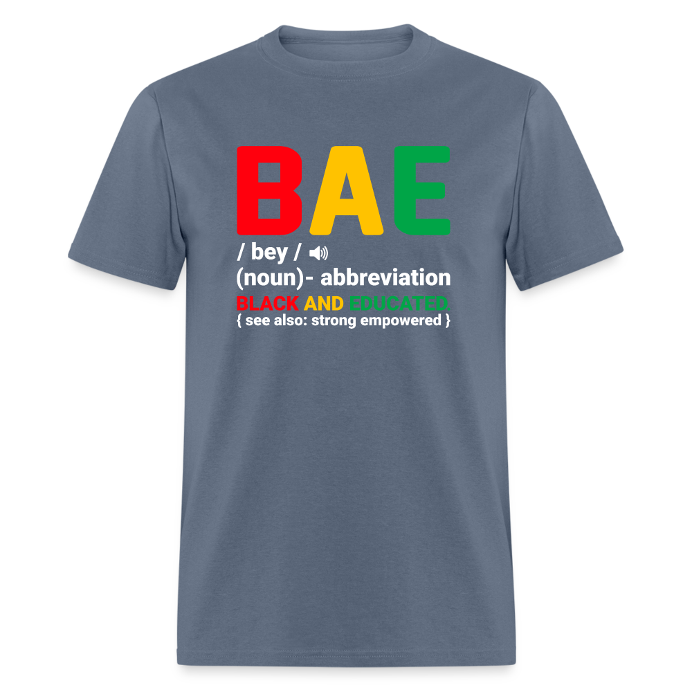 BAE - Black and Educated T-Shirt - denim