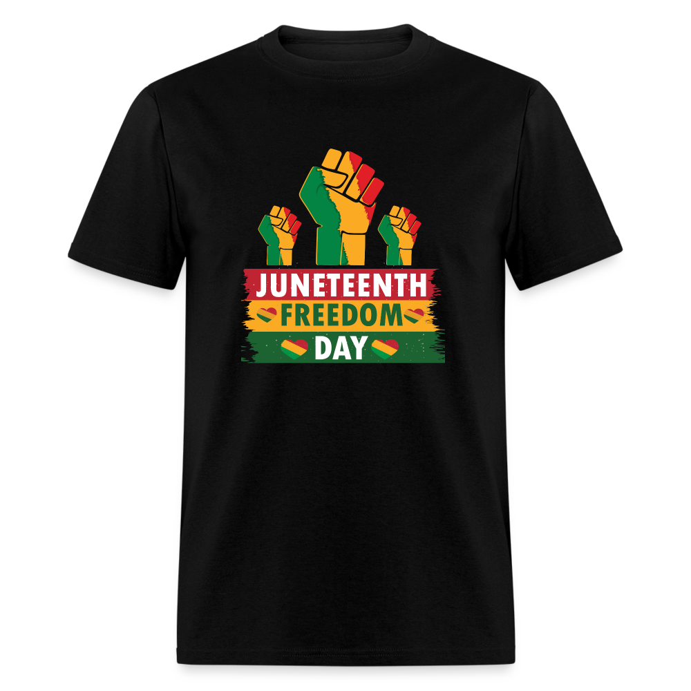 Juneteenth Fist T-Shirt - black