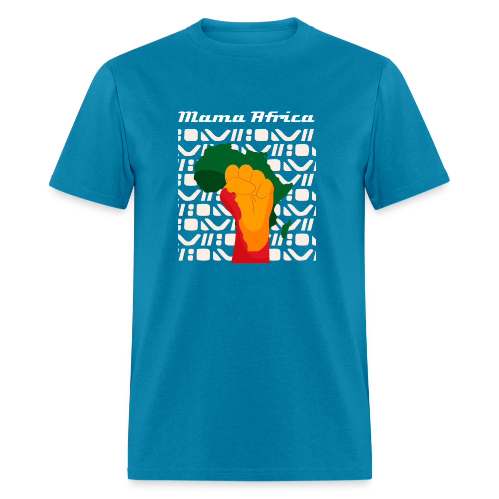 Mama Africa T-Shirt - turquoise