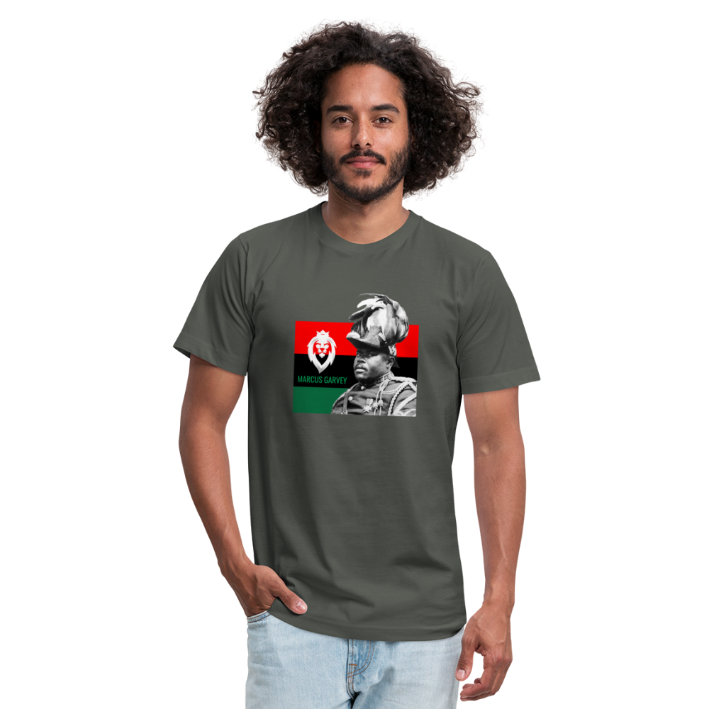 Marcus Garvey Tee - asphalt