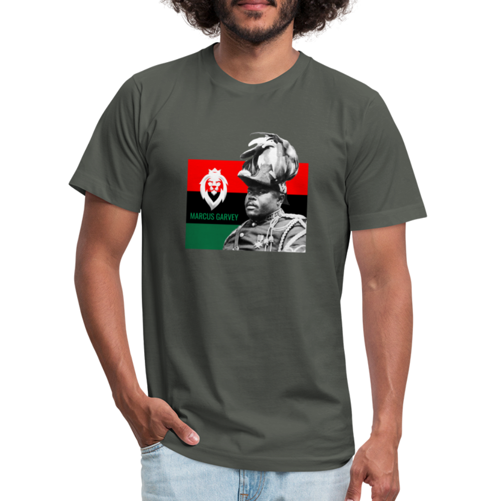 Marcus Garvey Tee - asphalt