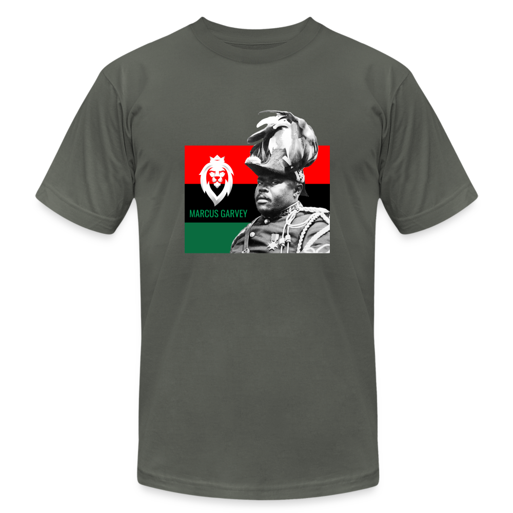 Marcus Garvey Tee - asphalt