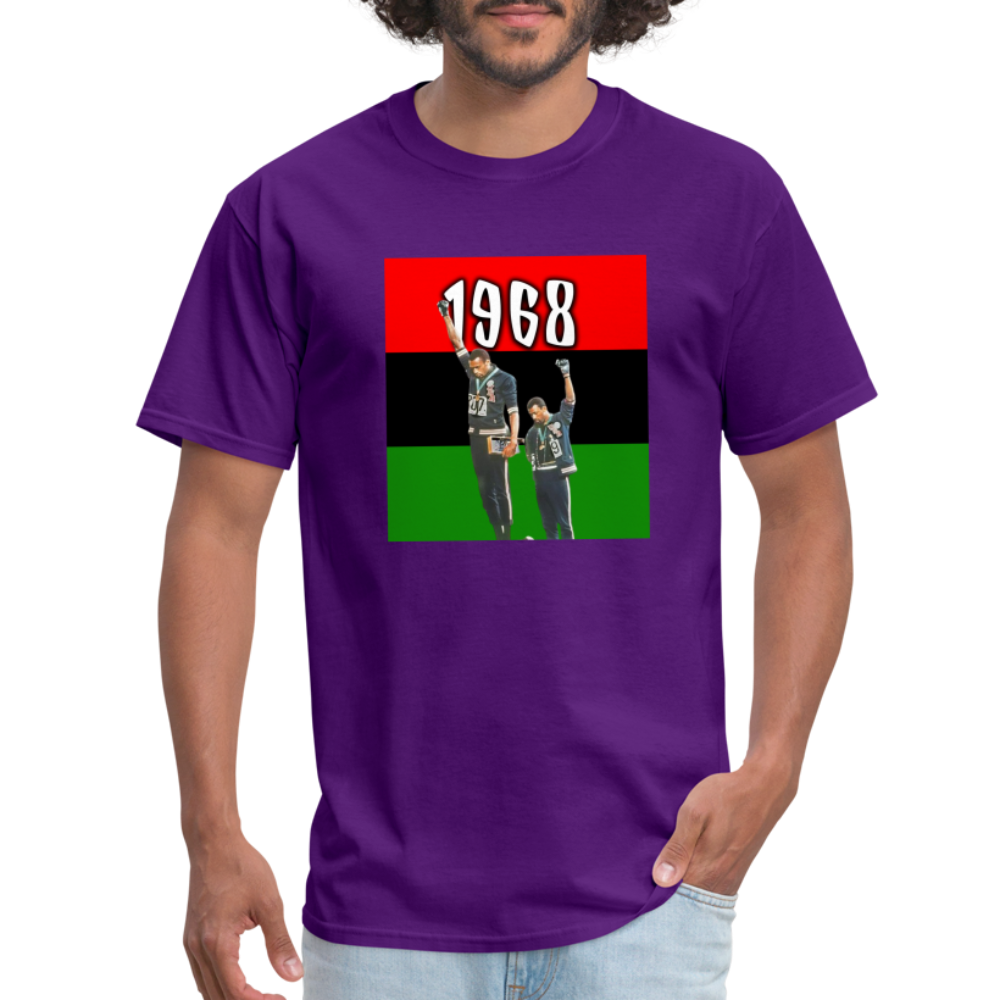 Tommie Smith and John Carlos Unisex T-Shirt - purple