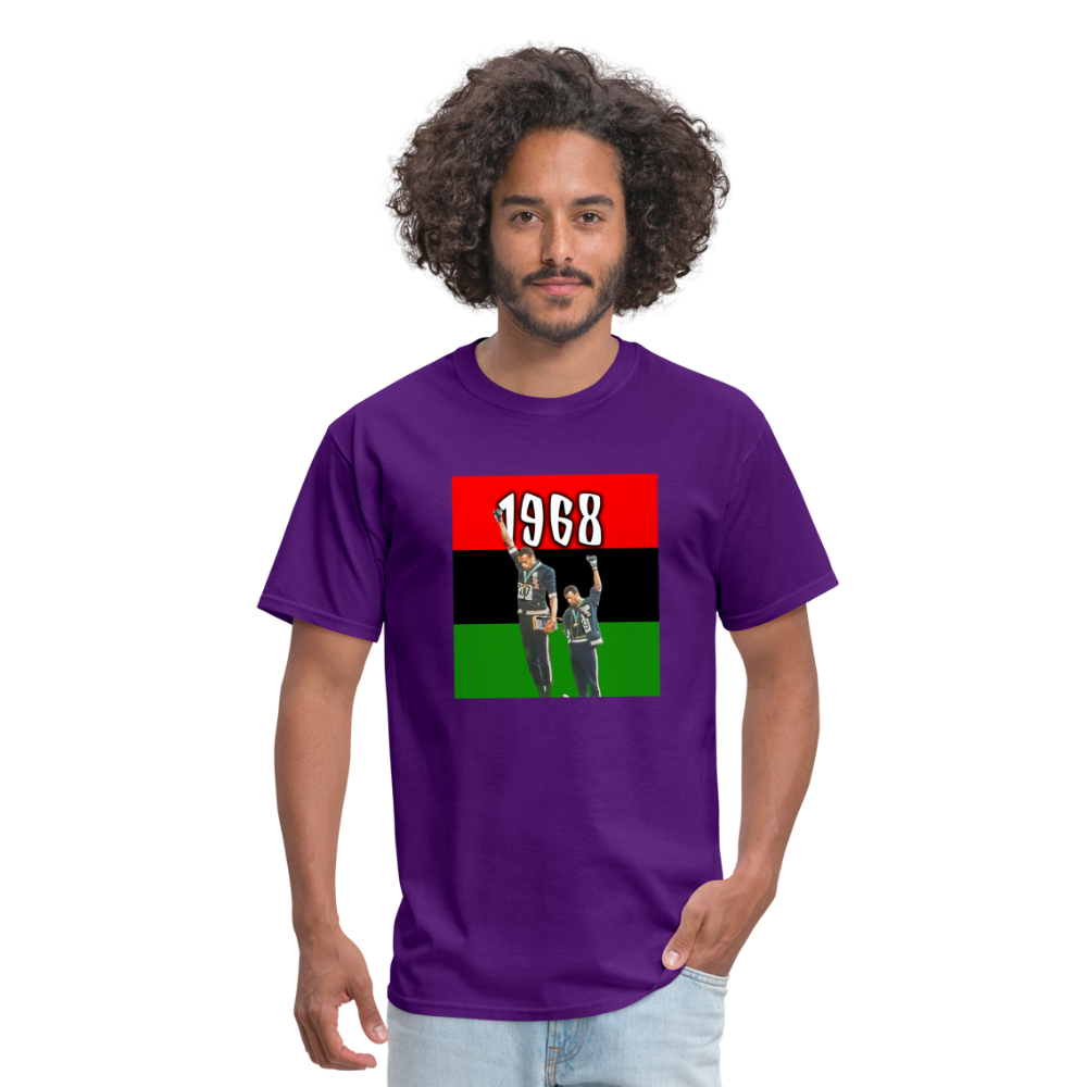 Tommie Smith and John Carlos Unisex T-Shirt - purple