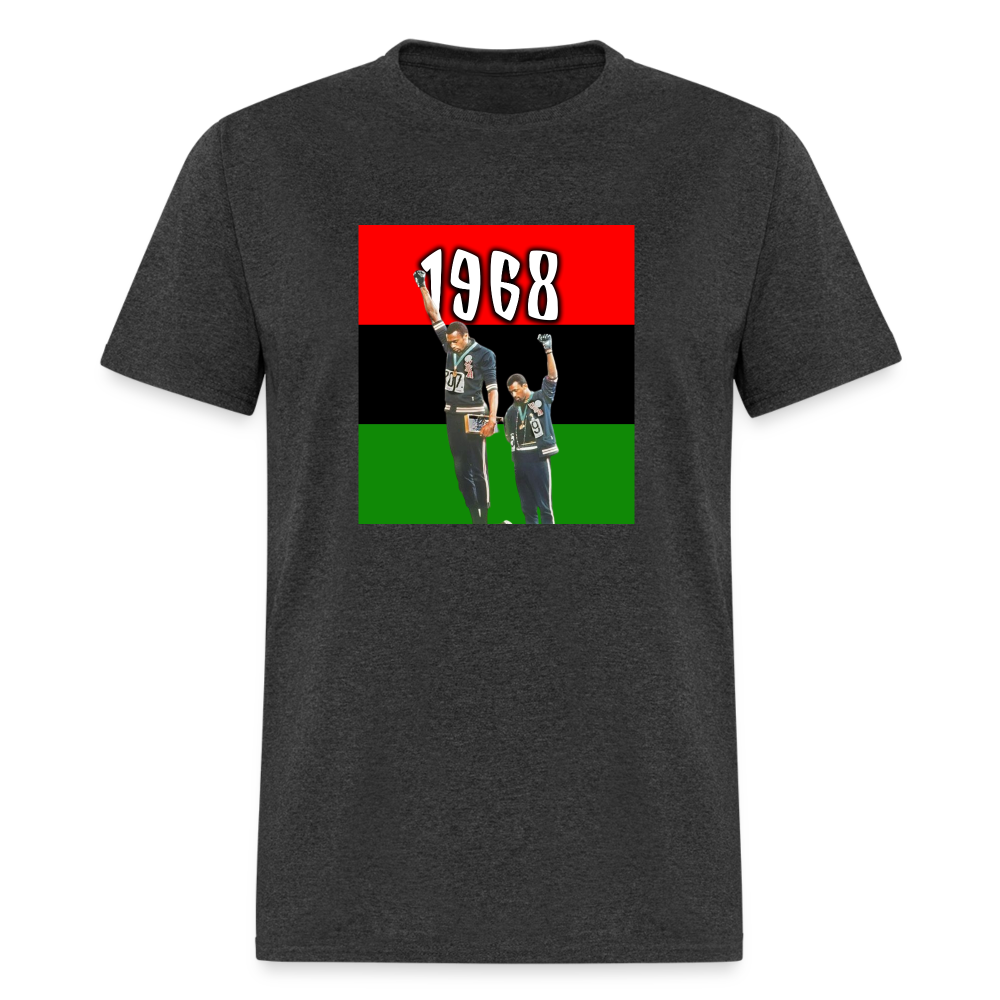 Tommie Smith and John Carlos Unisex T-Shirt - heather black