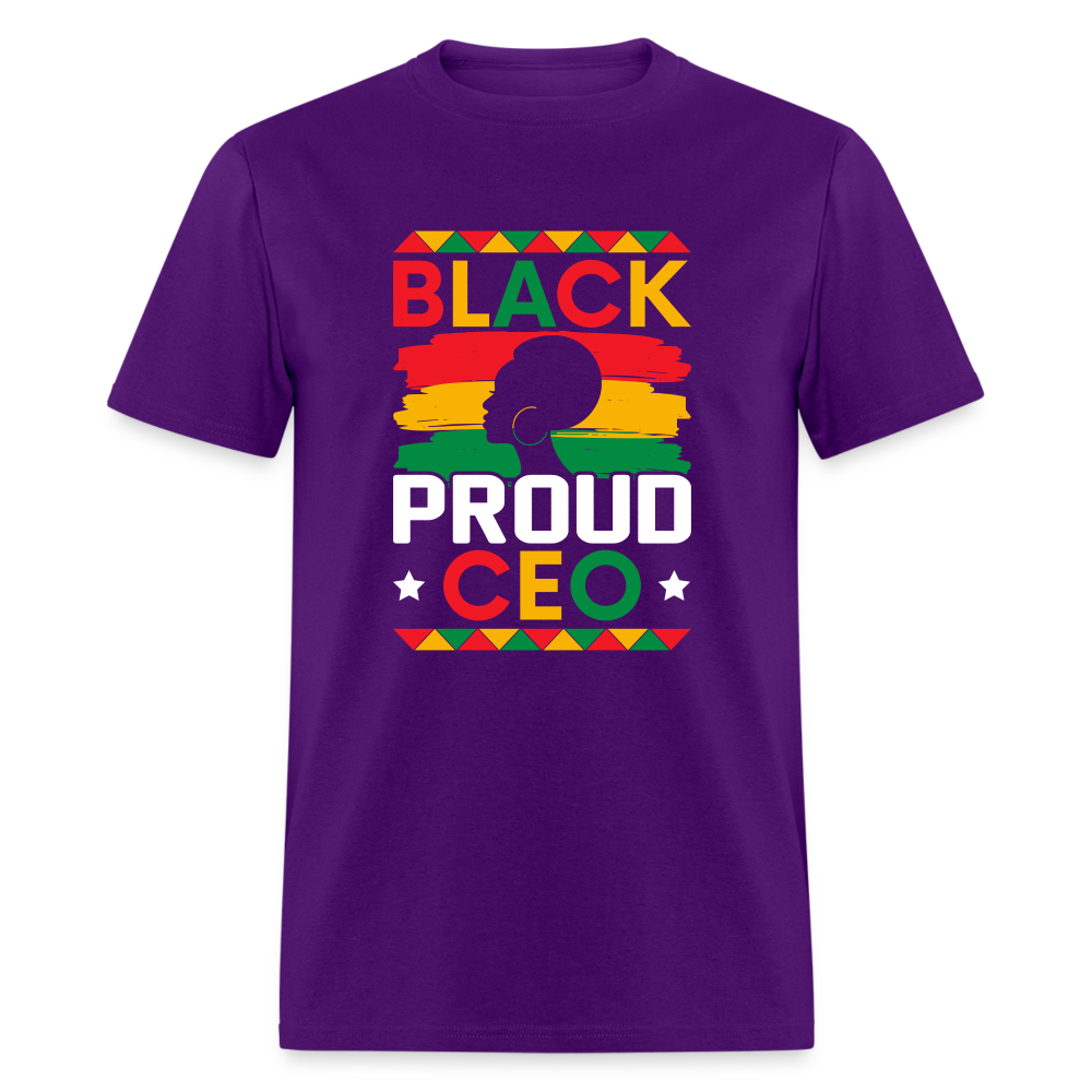 Black CEO - Unisex Classic T-Shirt - purple