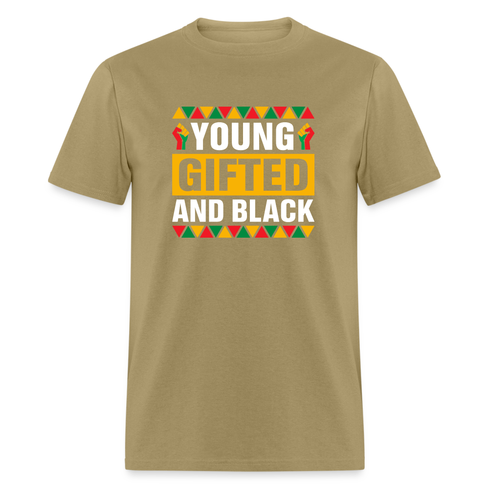 Young, Gifted and Black - Unisex Classic T-Shirt - khaki