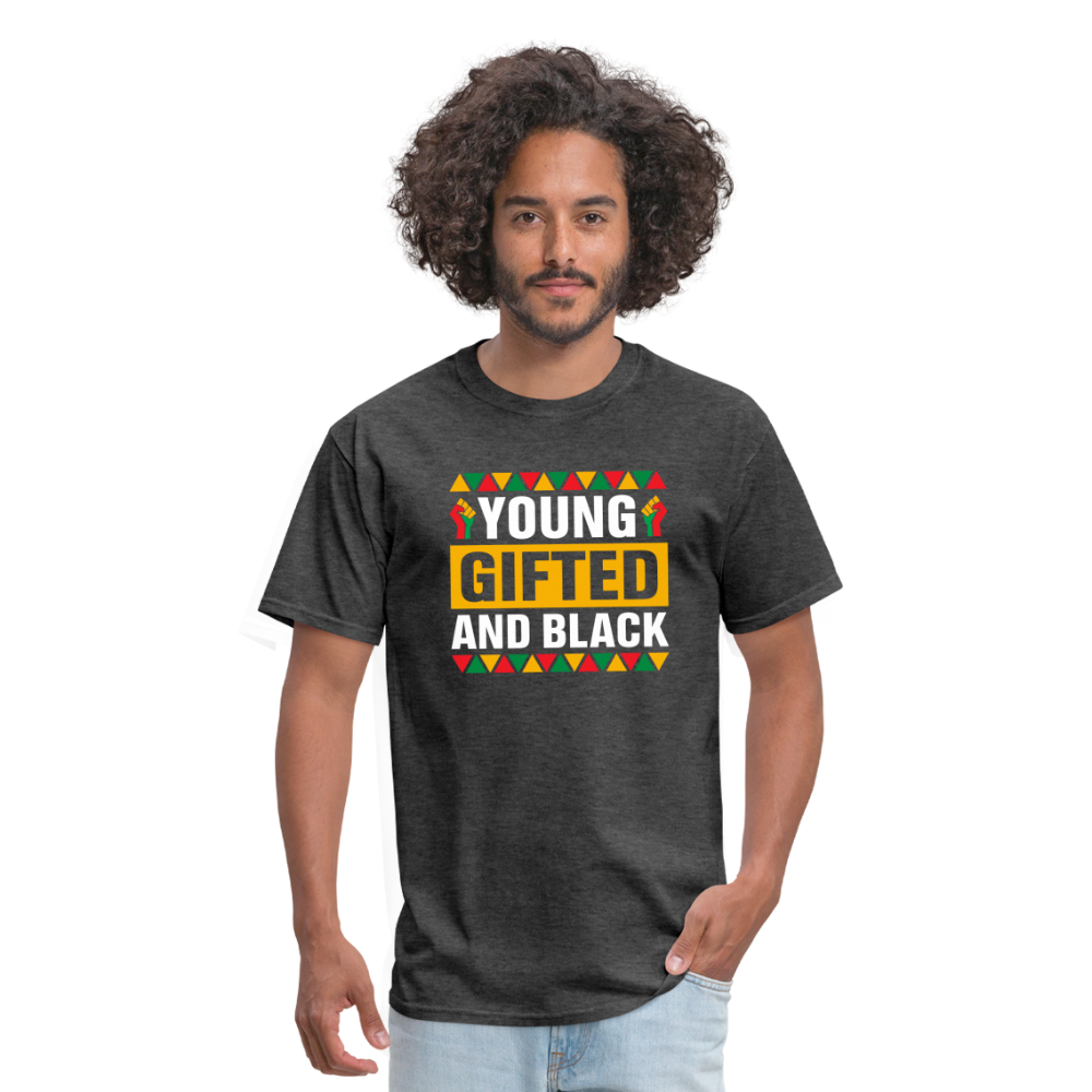 Young, Gifted and Black - Unisex Classic T-Shirt - heather black