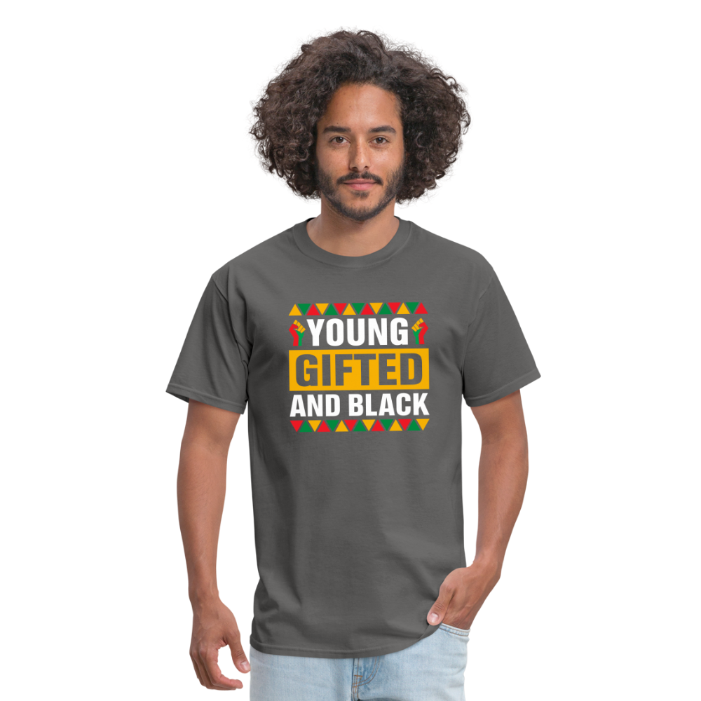 Young, Gifted and Black - Unisex Classic T-Shirt - charcoal