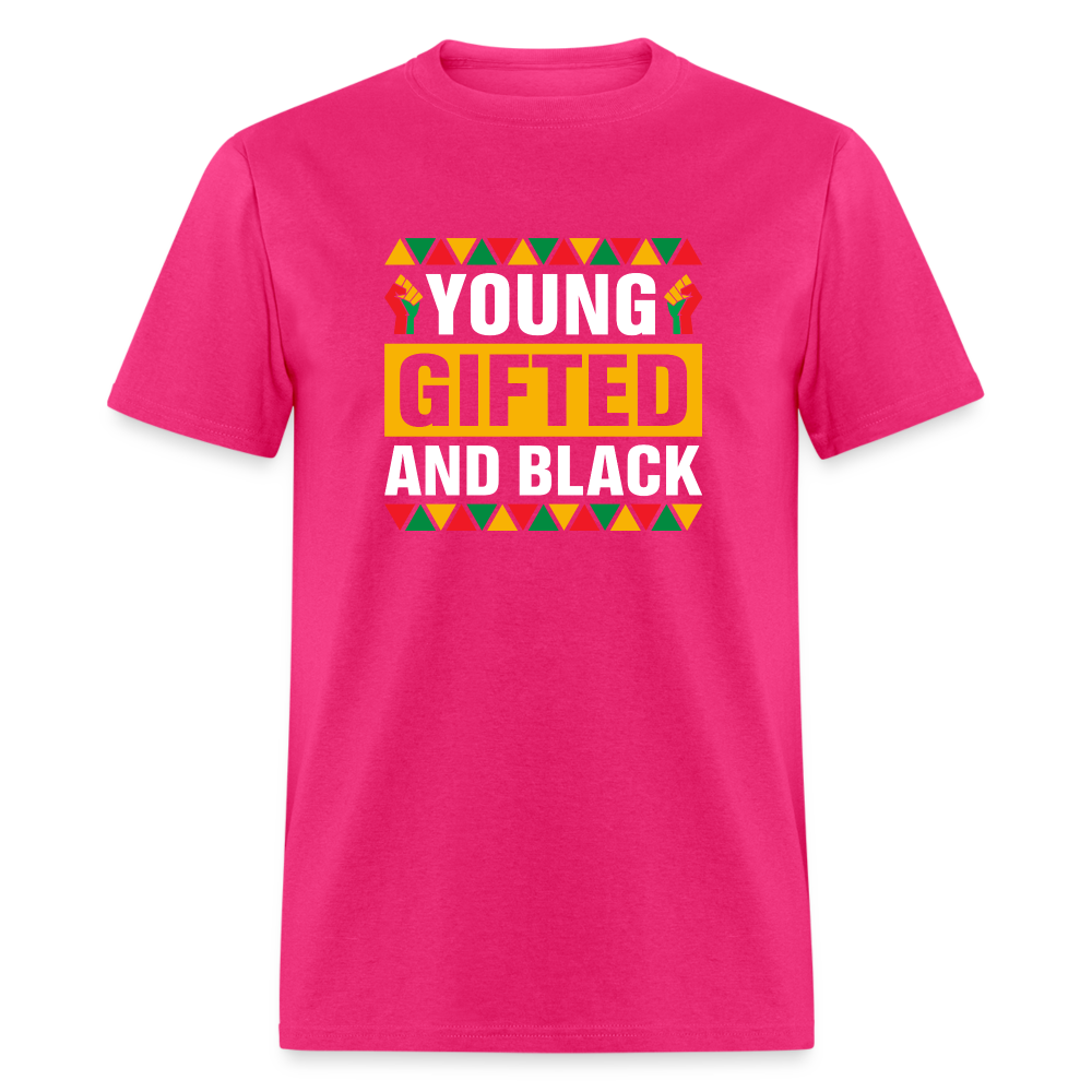 Young, Gifted and Black - Unisex Classic T-Shirt - fuchsia