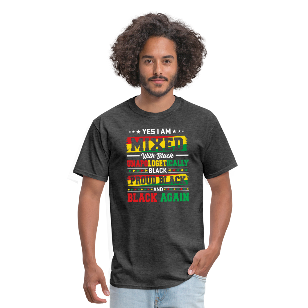 Black Mixed with Black - Unisex Classic T-Shirt - heather black