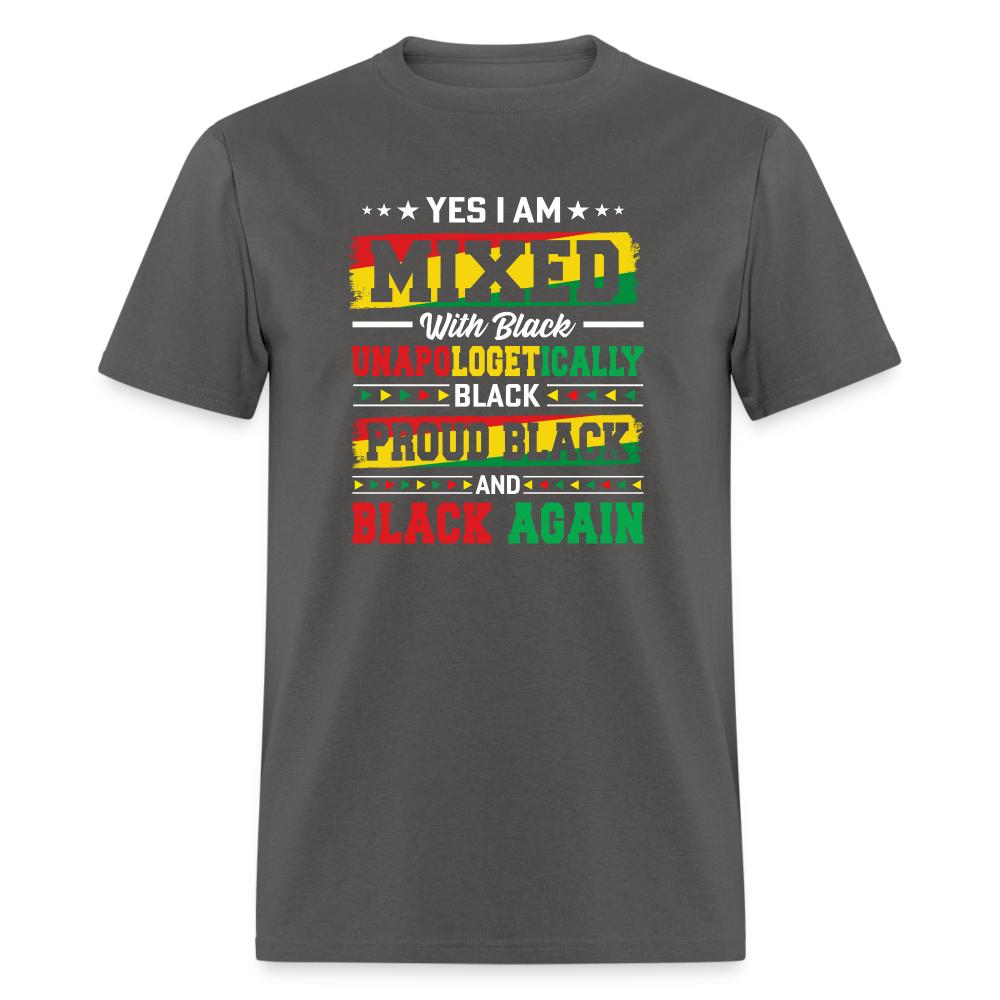 Black Mixed with Black - Unisex Classic T-Shirt - charcoal