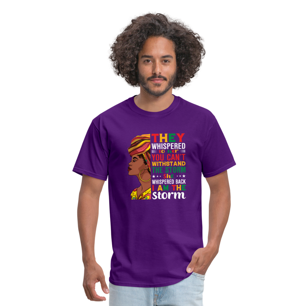 I Am The Storm - Unisex Classic T-Shirt - purple