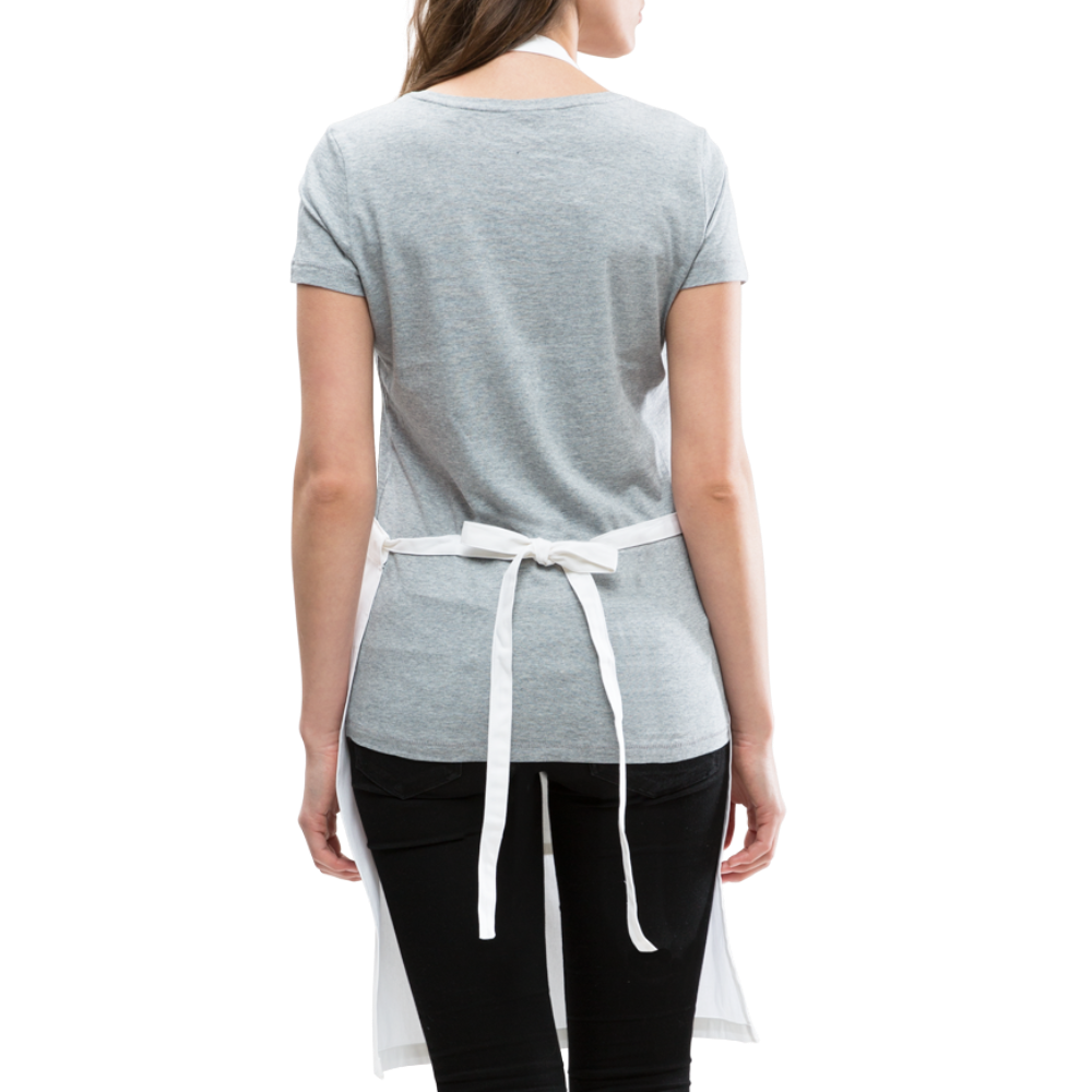 Melanin Made This Food - Adjustable Apron - white