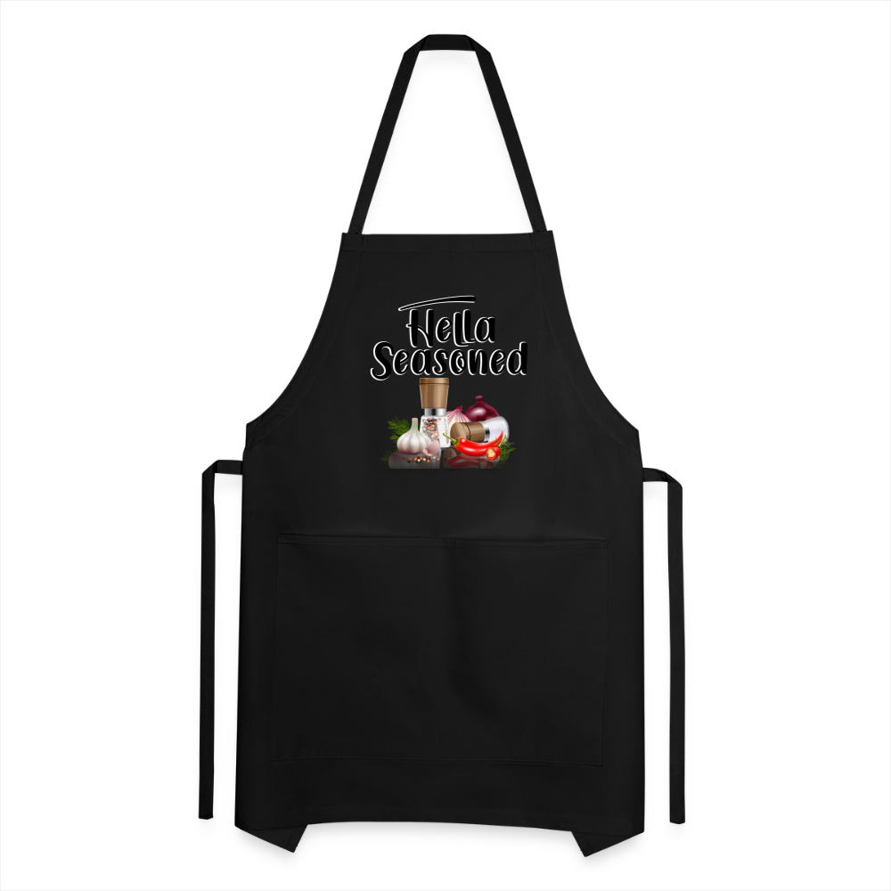 Hella Seasoned - Adjustable Apron - black