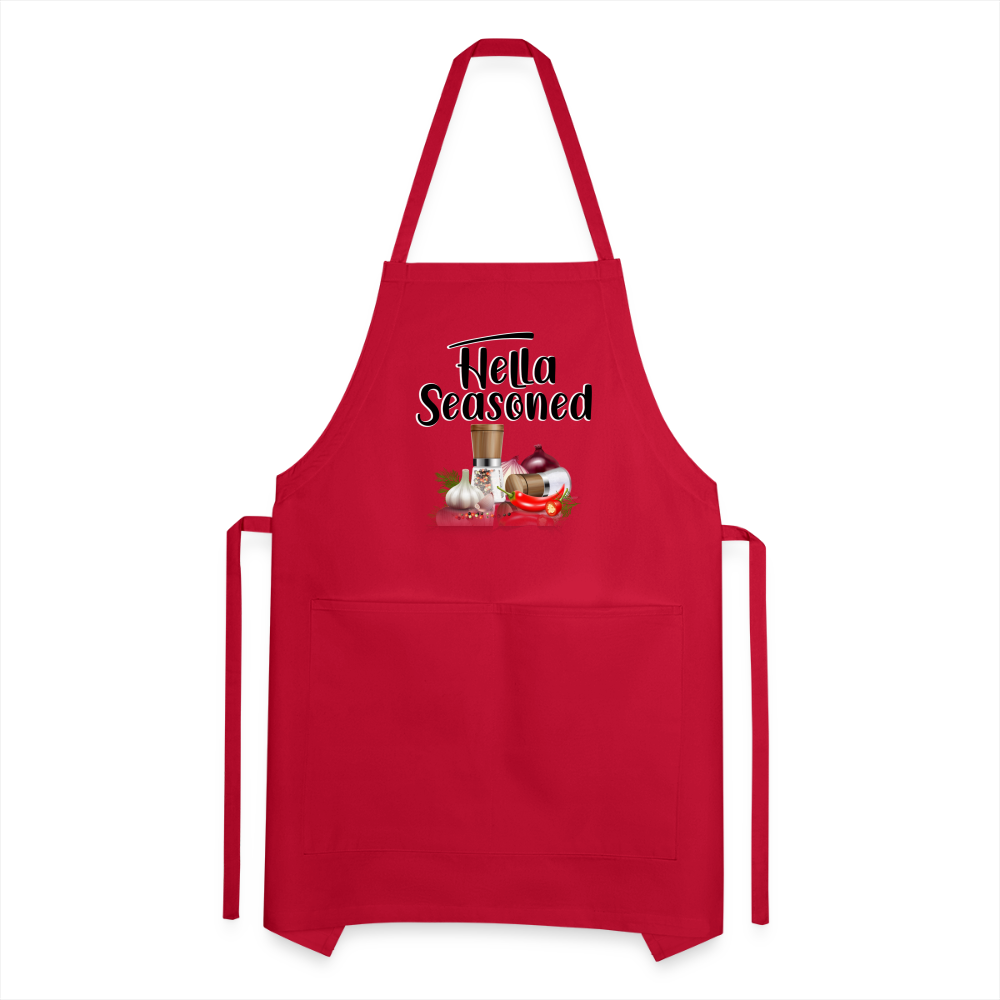 Hella Seasoned - Adjustable Apron - red