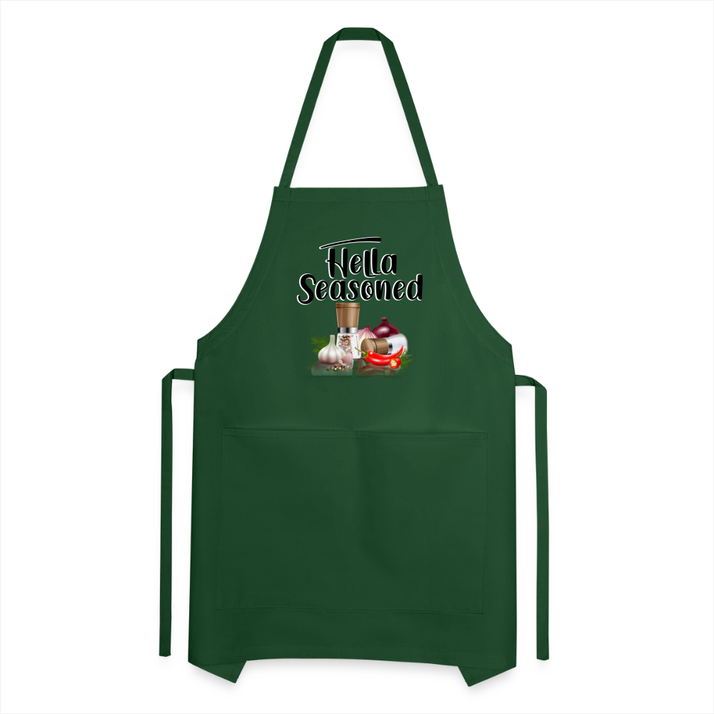 Hella Seasoned - Adjustable Apron - forest green