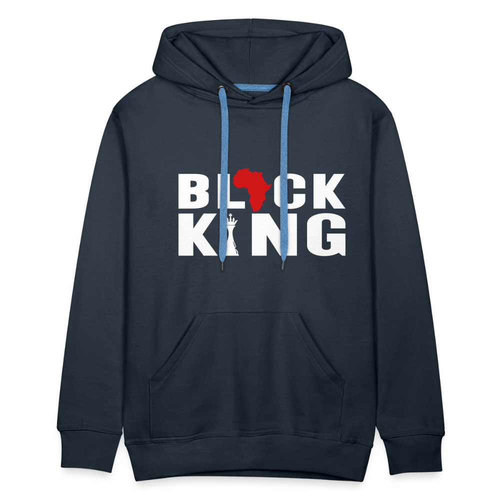 Black King - Men's Hoodie - navy