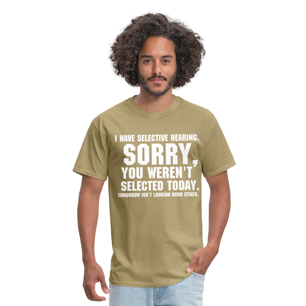 Selective Hearing T-Shirt - khaki