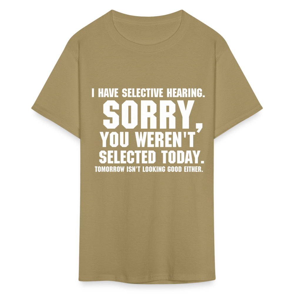 Selective Hearing T-Shirt - khaki