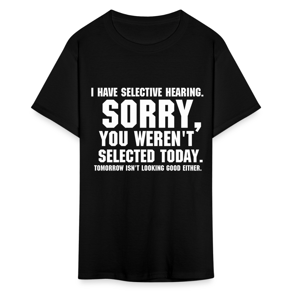 Selective Hearing T-Shirt - black