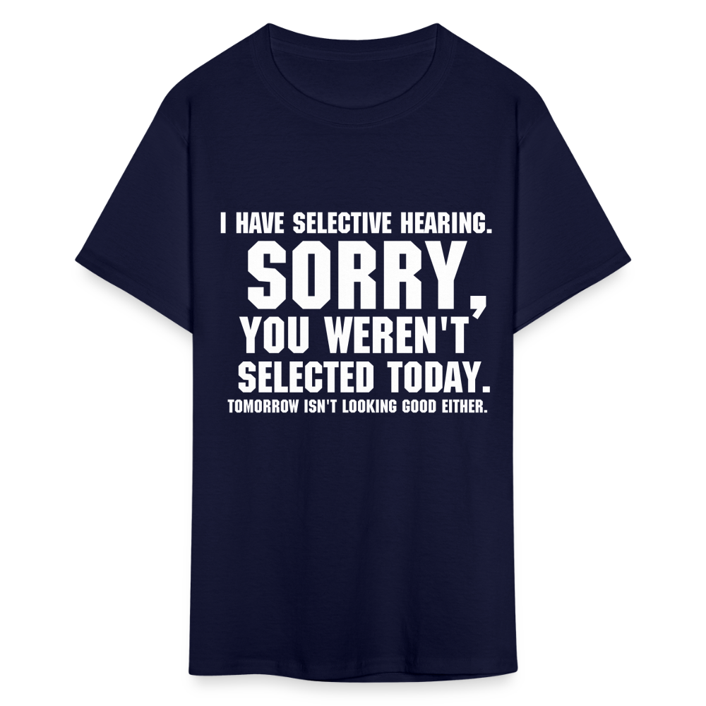 Selective Hearing T-Shirt - navy