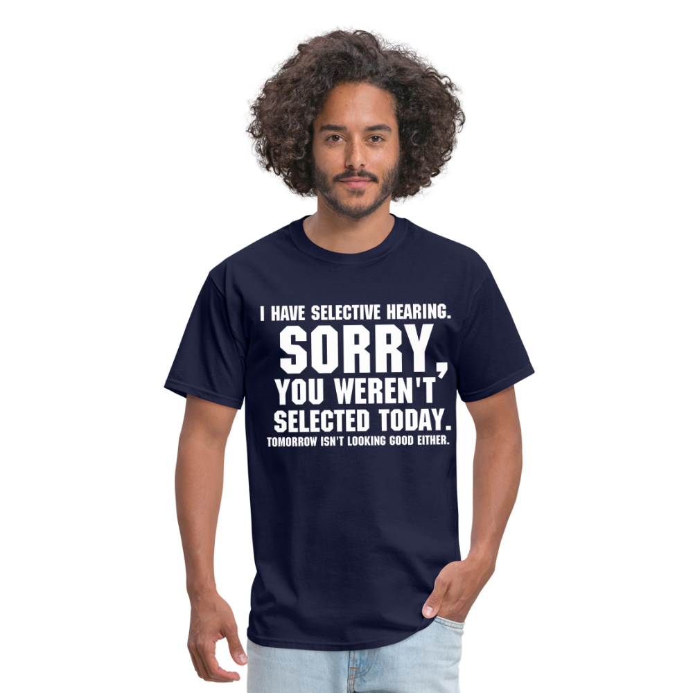 Selective Hearing T-Shirt - navy