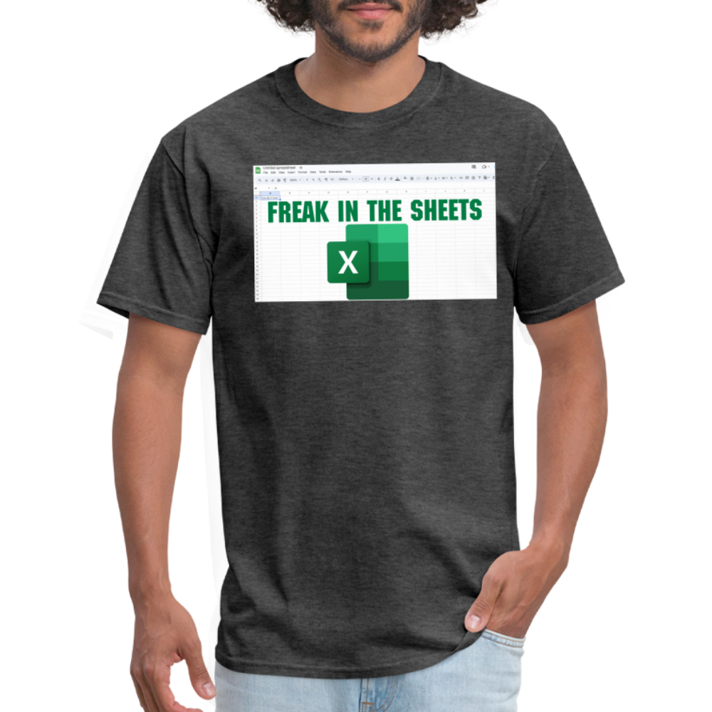 Freak in The Sheets T-Shirt - heather black