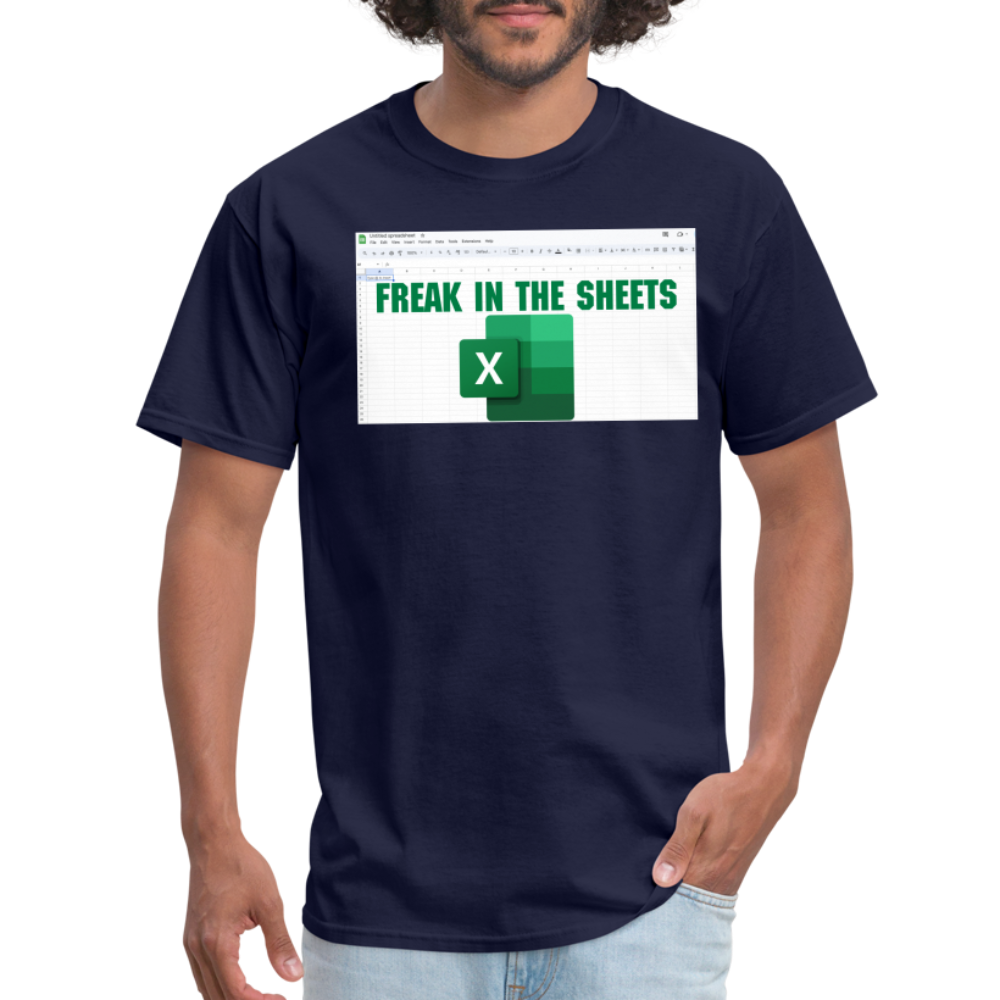 Freak in The Sheets T-Shirt - navy