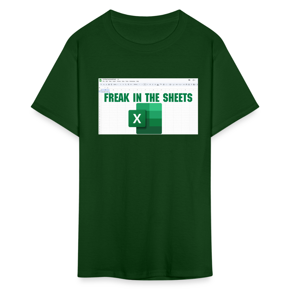 Freak in The Sheets T-Shirt - forest green