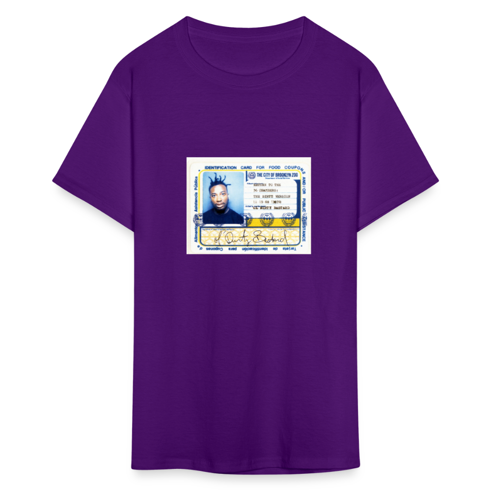 Ol' Dirty Bastard Food Stamp T-Shirt - purple
