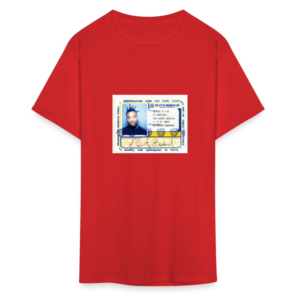 Ol' Dirty Bastard Food Stamp T-Shirt - red