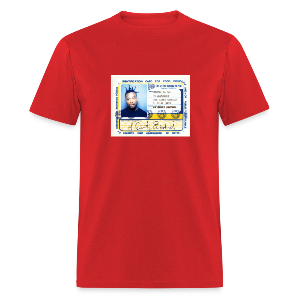 Ol' Dirty Bastard Food Stamp T-Shirt - red