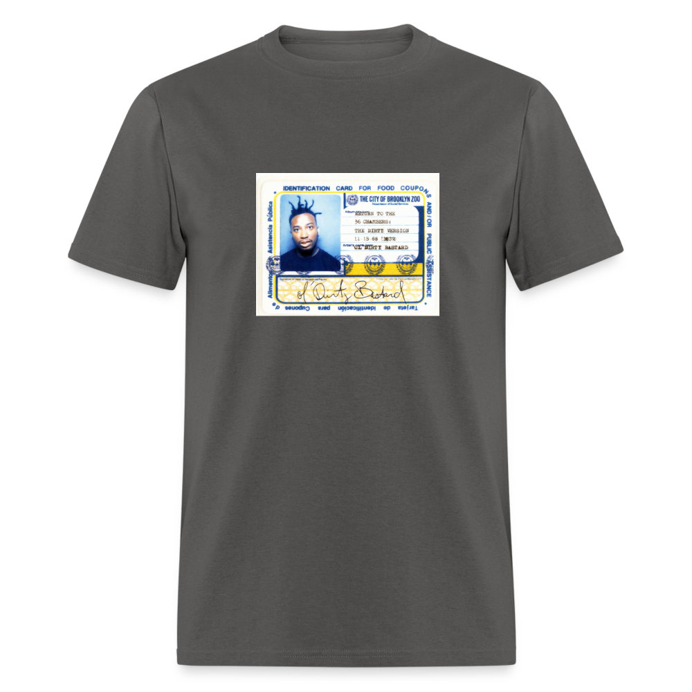 Ol' Dirty Bastard Food Stamp T-Shirt - charcoal