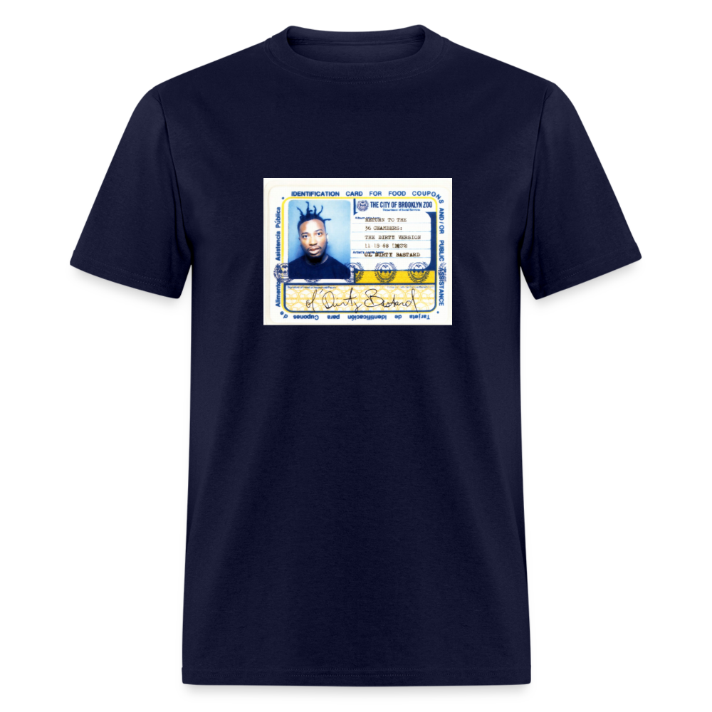 Ol' Dirty Bastard Food Stamp T-Shirt - navy