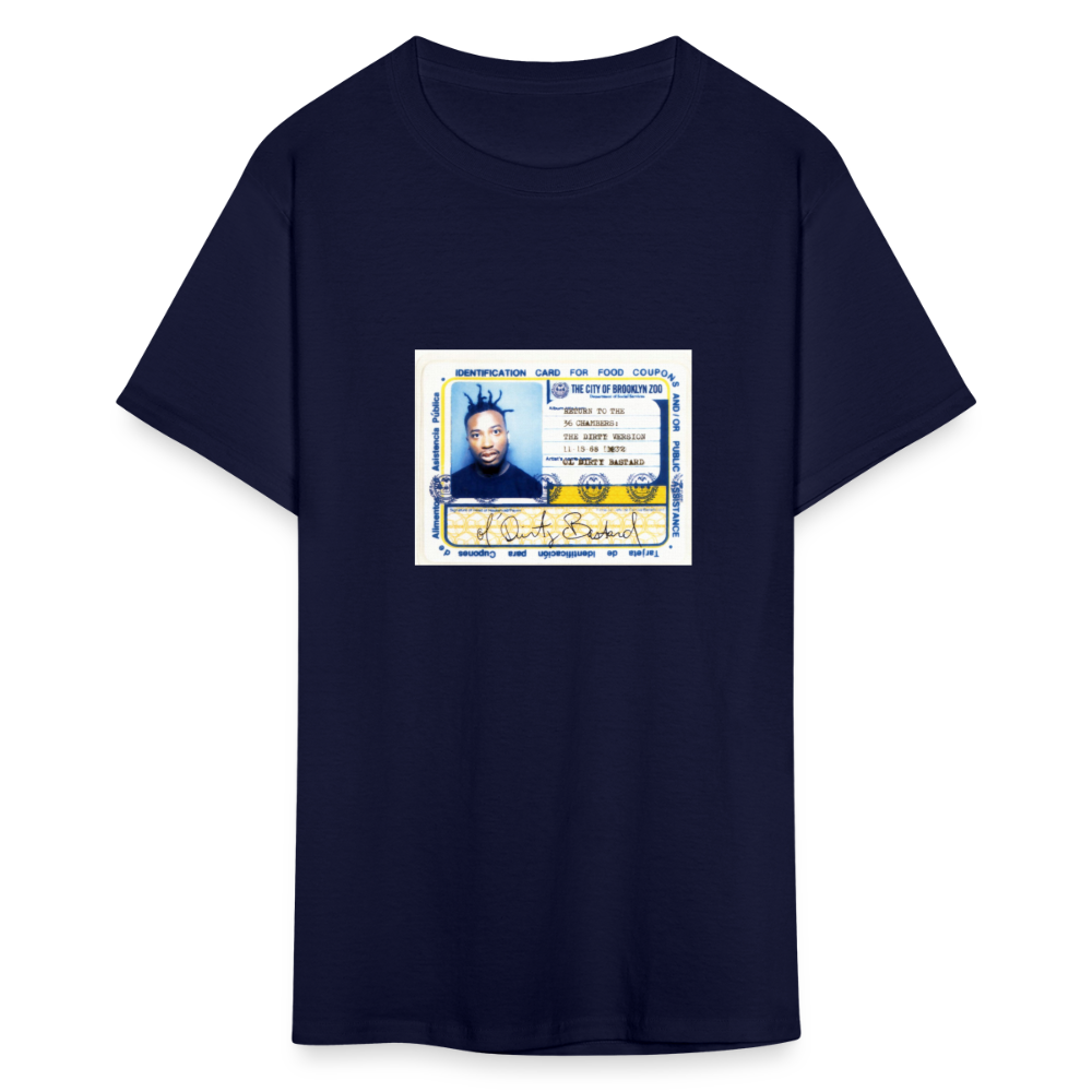 Ol' Dirty Bastard Food Stamp T-Shirt - navy