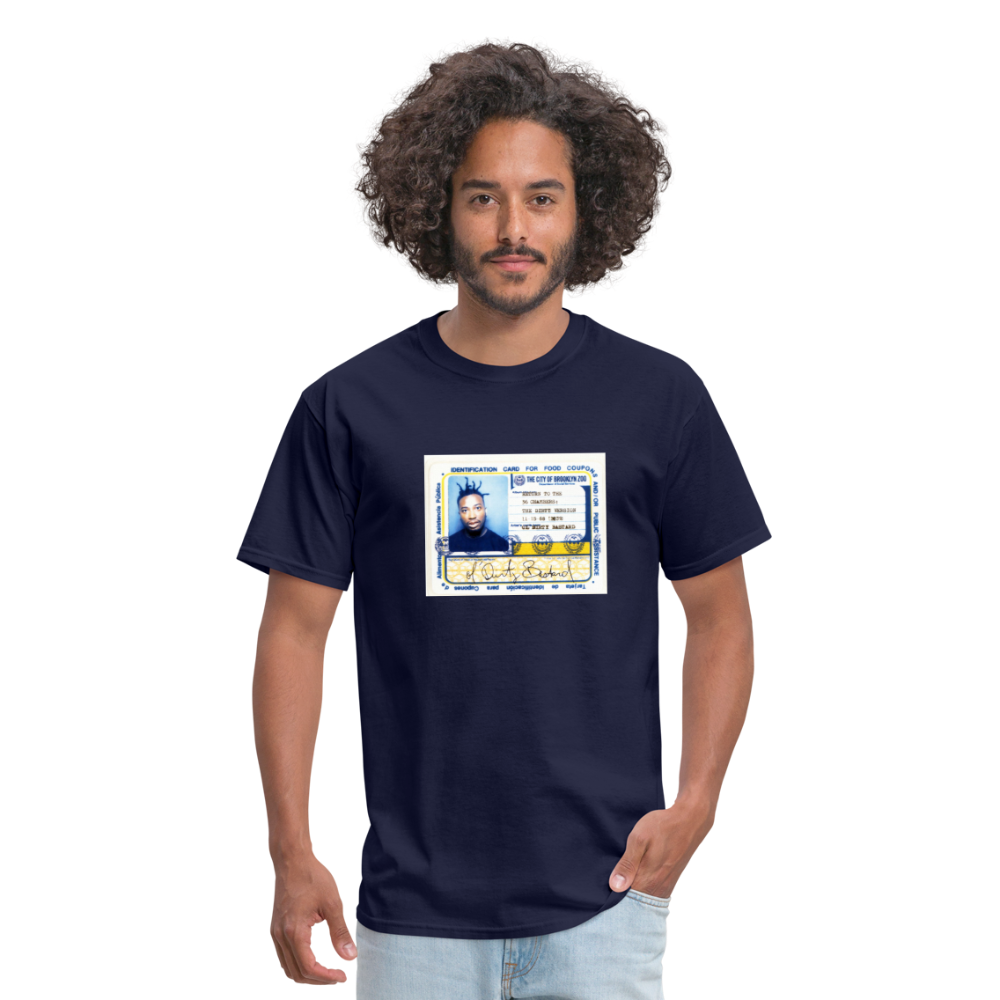 Ol' Dirty Bastard Food Stamp T-Shirt - navy