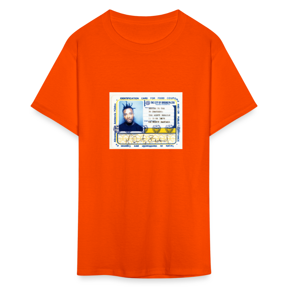 Ol' Dirty Bastard Food Stamp T-Shirt - orange
