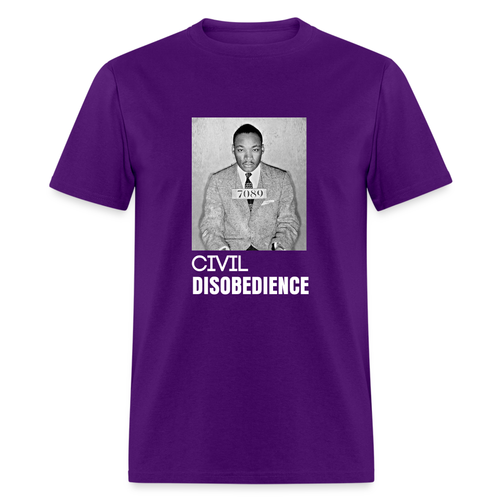 MLK Mugshot T-Shirt - purple