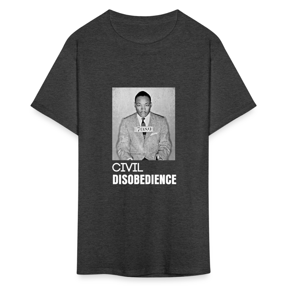 MLK Mugshot T-Shirt - heather black