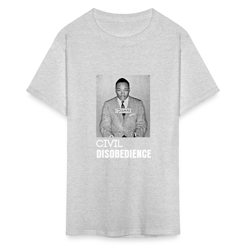 MLK Mugshot T-Shirt - heather gray