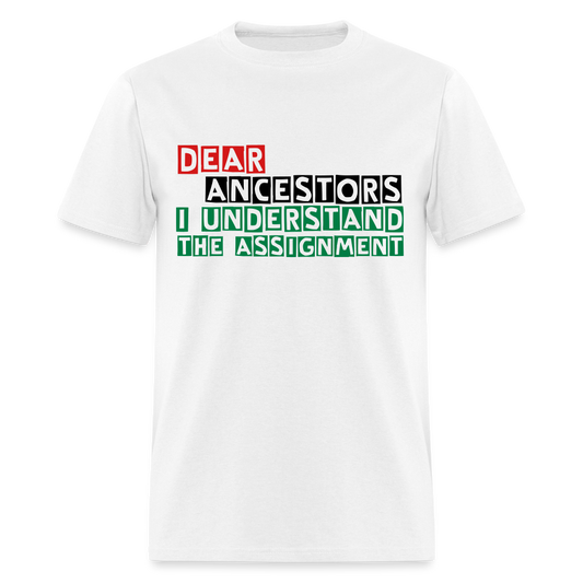 I Understand The Assignment Classic T-Shirt - white