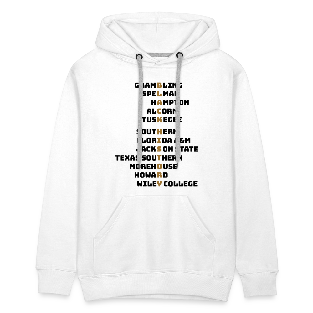 HBCU Hoodie - white