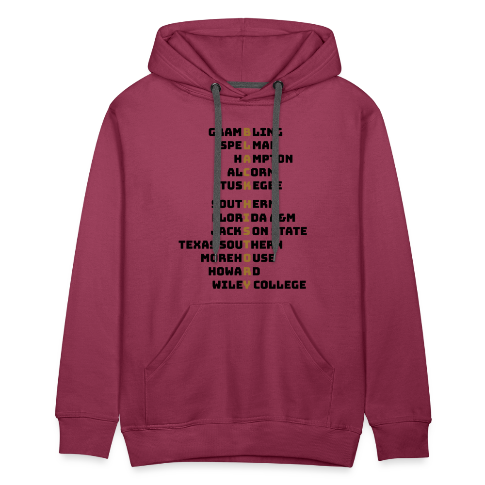 HBCU Hoodie - burgundy